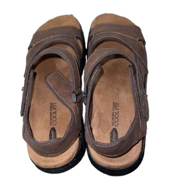 Dr. Scholls Complex Faux Leather Strappy Fisherman Outdoors Hiking Sandal Size 9 - Picture 8 of 9